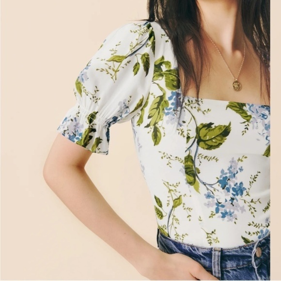 NWOT Reformation Constance Top Riviera - Picture 4 of 7